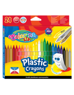 Erasable Plastic Crayons 24...