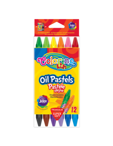 Triangular Oil Pastels 12 colours