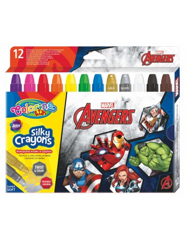 Twisted Silky Crayons Colorino Avengers