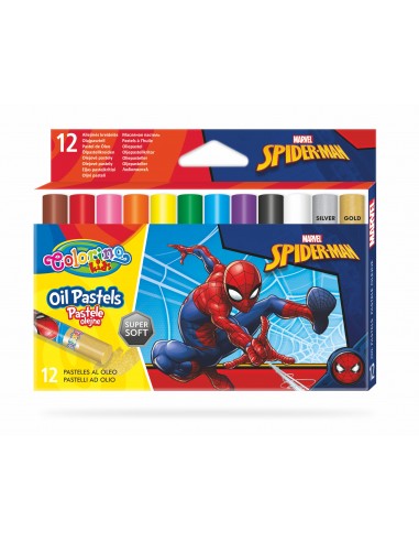 Oil Pastels Colorino Spiderman