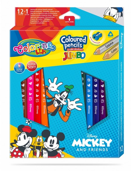 Kredki Jumbo Colorino Disney Mickey Mouse