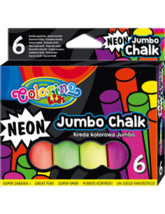 Neon Jumbo Chalk 6 colours