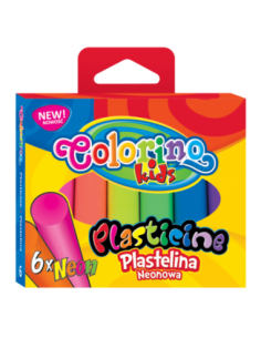 Plasticine Neon 6 colours