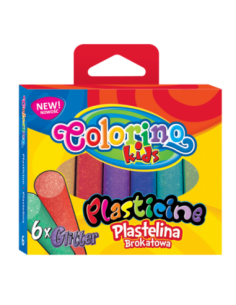 Plasticine Glitter 6 colours