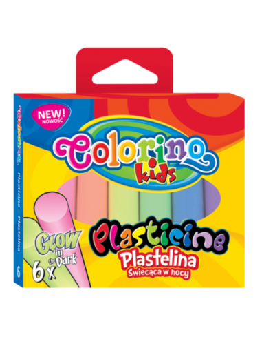 Plasticine Glow 6 colours