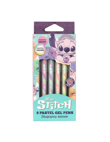 Disney Stitch Pastel DĹugopisy Ĺźelowe