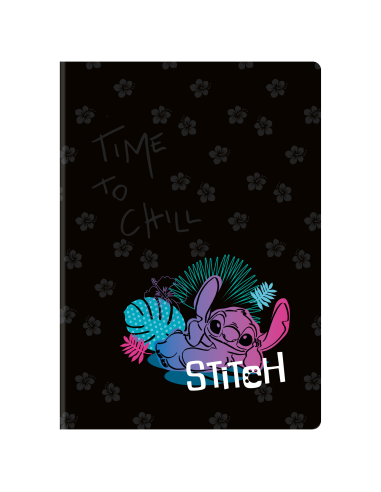 Disney Stitch Black Zeszyt A5 w linię