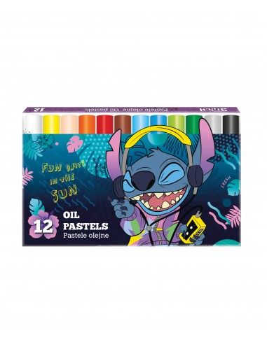 Disney Stitch Pastele olejne 12kol.