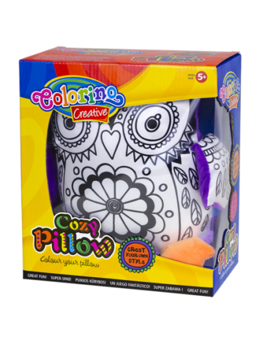 Owl Pillow for coloring