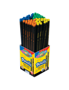 Star pencils with eraser 72pcs