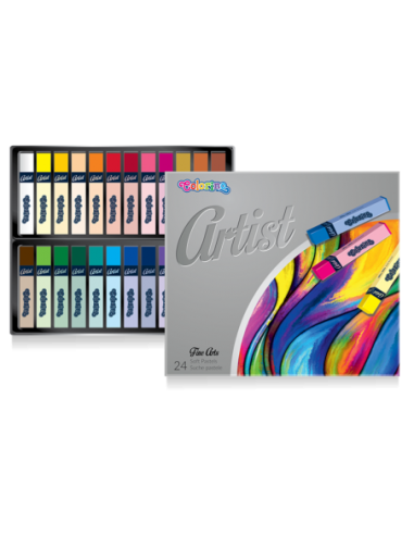 Artist Soft Pastels 24 colours