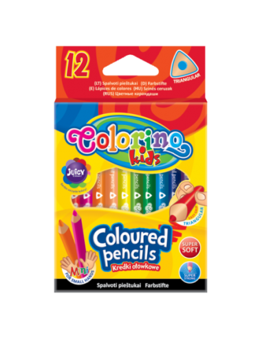 Triangular Coloured Pencils 3,5" 12...