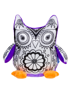 Owl Pillow for coloring 2