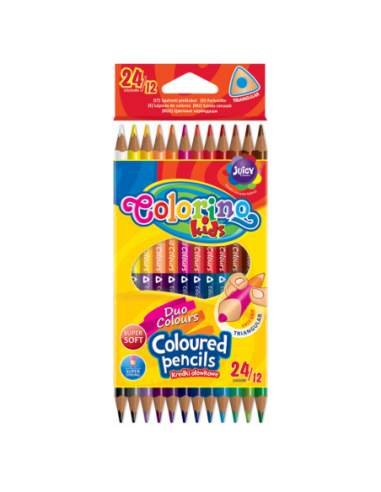 Double Triangular Coloured Pencils...