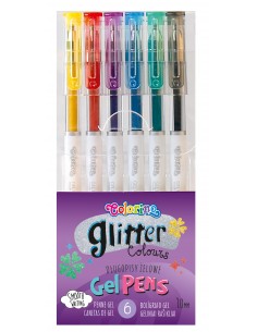 Glitter Gel Pens 6 colours