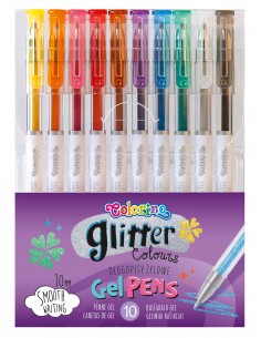 Glitter Gel Pens 10 colours