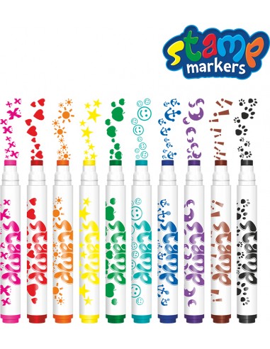 Stamp Markers 10 pcs