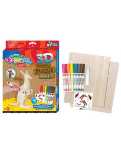 Puzzle drewniane 3D zestaw... 2